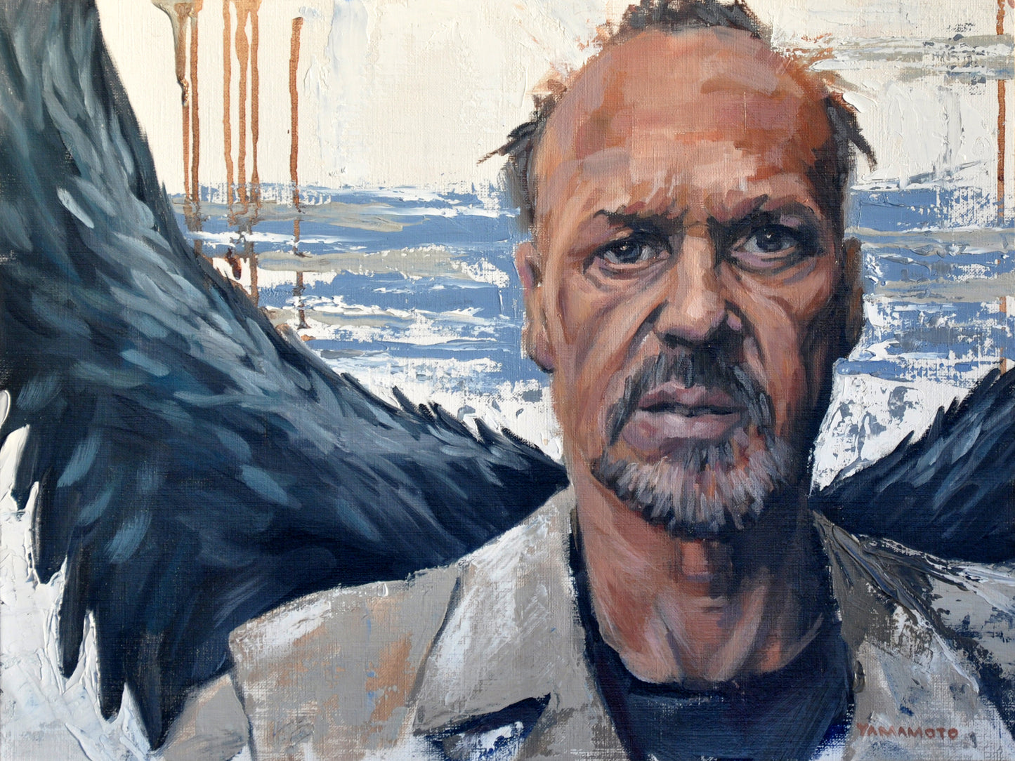 Birdman - Michael Keaton portrait art print