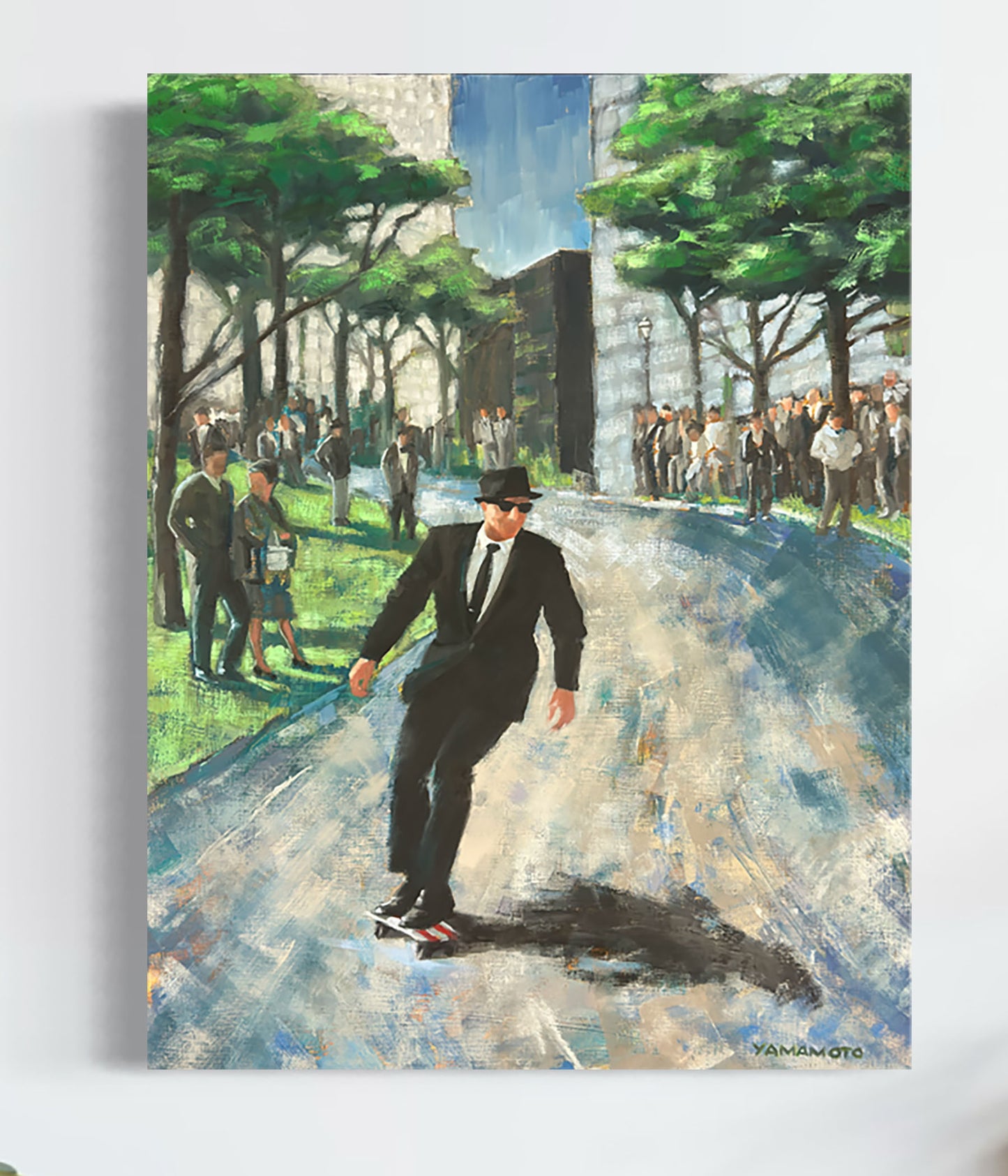 "Commuting Through Central Park" Original and Limited Edition Fine Art Print