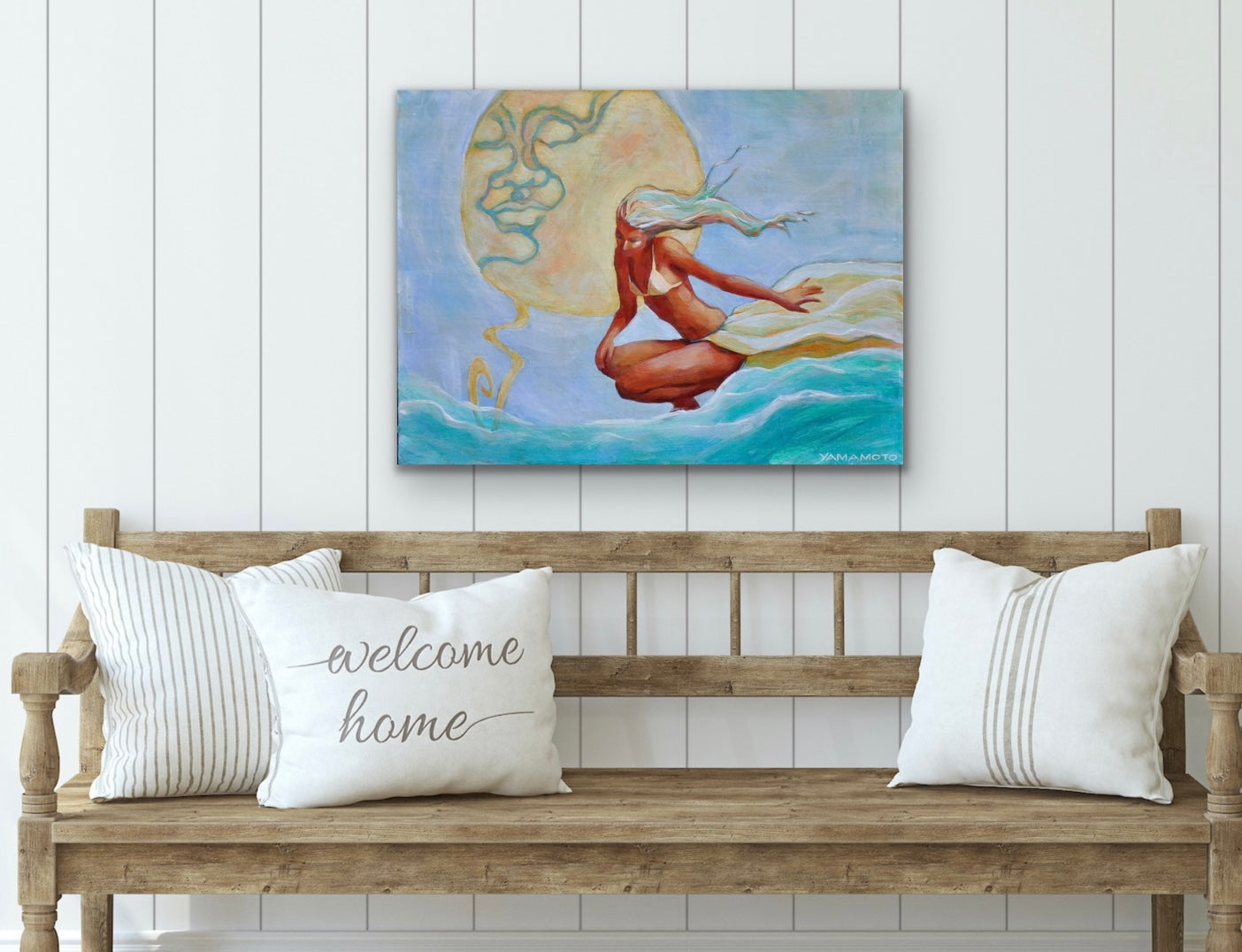 Oceana's Oneness - surf wall art print