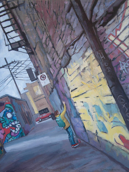 "Alley Artist" - Original and Limited Edition Fine Art prints