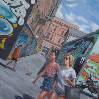 "Graffiti Alley" Original and Limited Edition  Fine Art Print