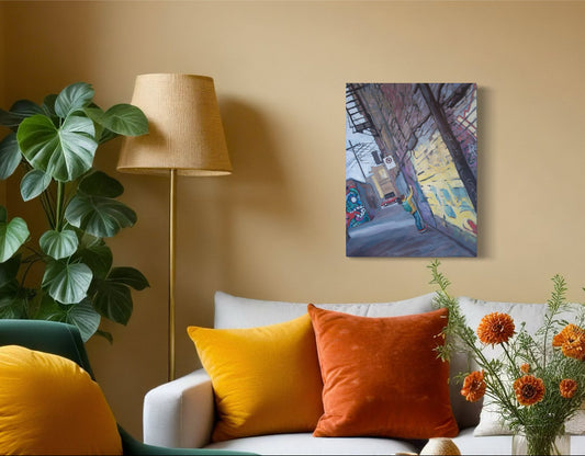 "Alley Artist" - Original and Limited Edition Fine Art prints