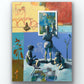 "Budding Street Artists" Original acrylic painting 30 x 40"