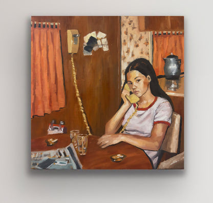 "Hello, Where Are You?"  Satin Photo Paper and Canvas Reproductions available. Original has sold.