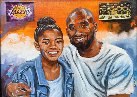 Kobe Bryant and his daughter Giggi
