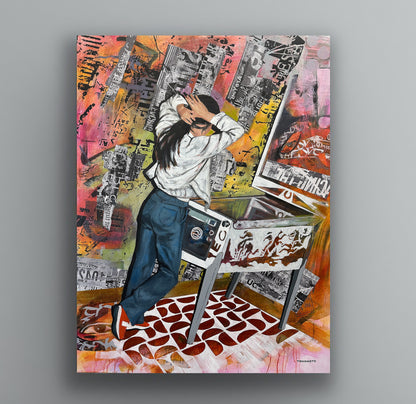 "Who's That Girl?"  SOLD   Canvas Reproductions Available