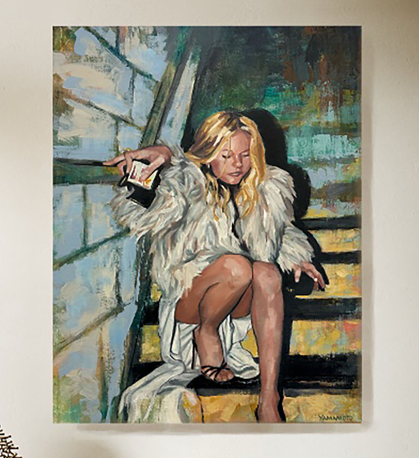 "Whoopsie Daisy"  original oil painting