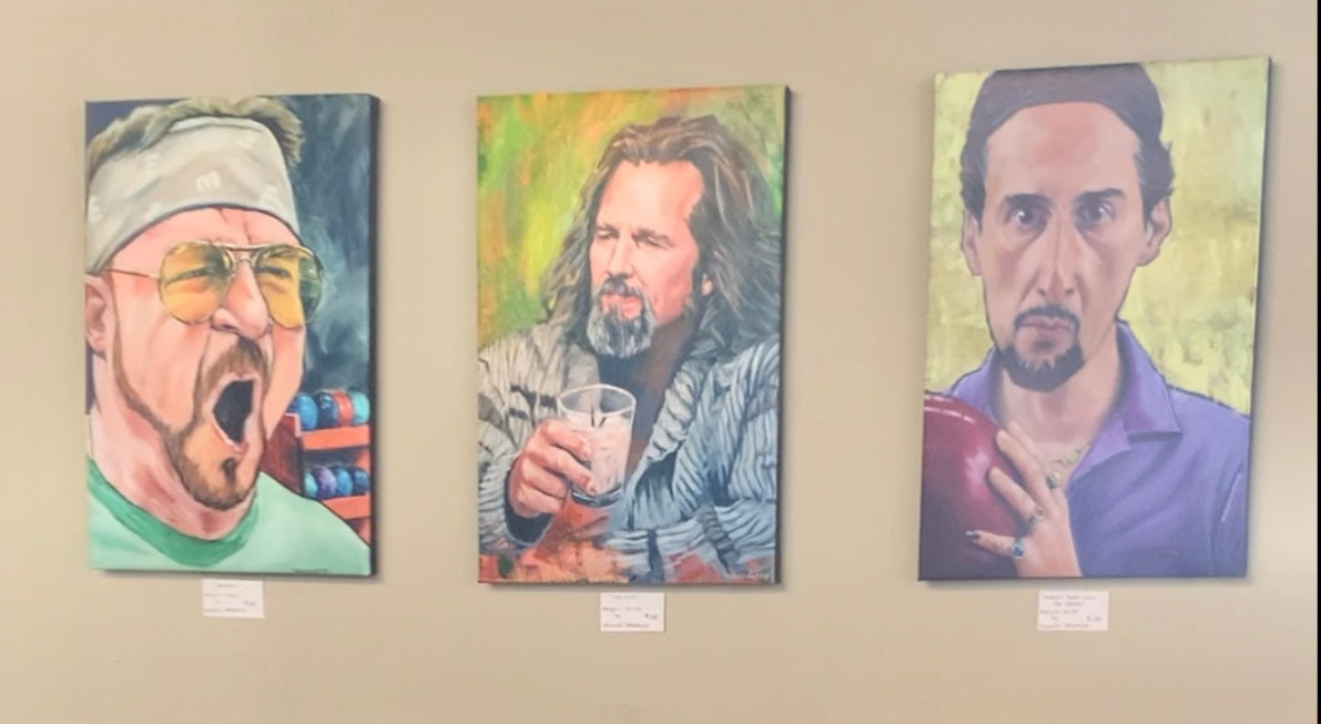 The Dude, Big Lebowski Jeff Bridges wall art